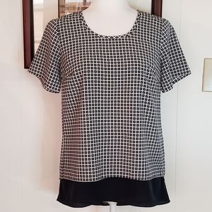 MK Layered Split Back Top  Size XS
